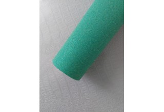 Глиттерный фоамиран 2 мм  20*30 см цв. светло-зеленый перламутровый, цена за лист